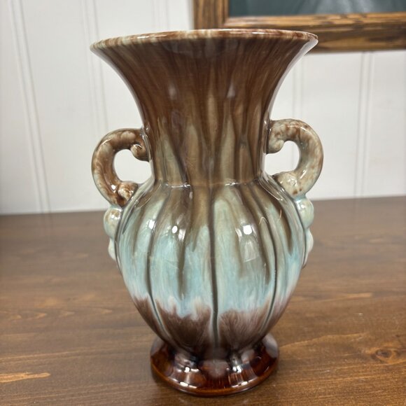 Vintage Bay Keramik West German Pottery Vase Fat Lava Drip Glaze Ceramic Vase - Picture 2 of 12